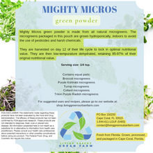 Load image into Gallery viewer, Mighty Micros green powder